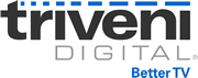 Triveni Digital logo and tagline